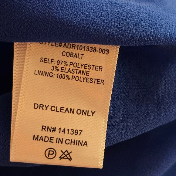 NWT ASTR the Label Satin Tie Front Blue Tank Mini Dress Sexy Short Size L Large - Picture 9 of 9